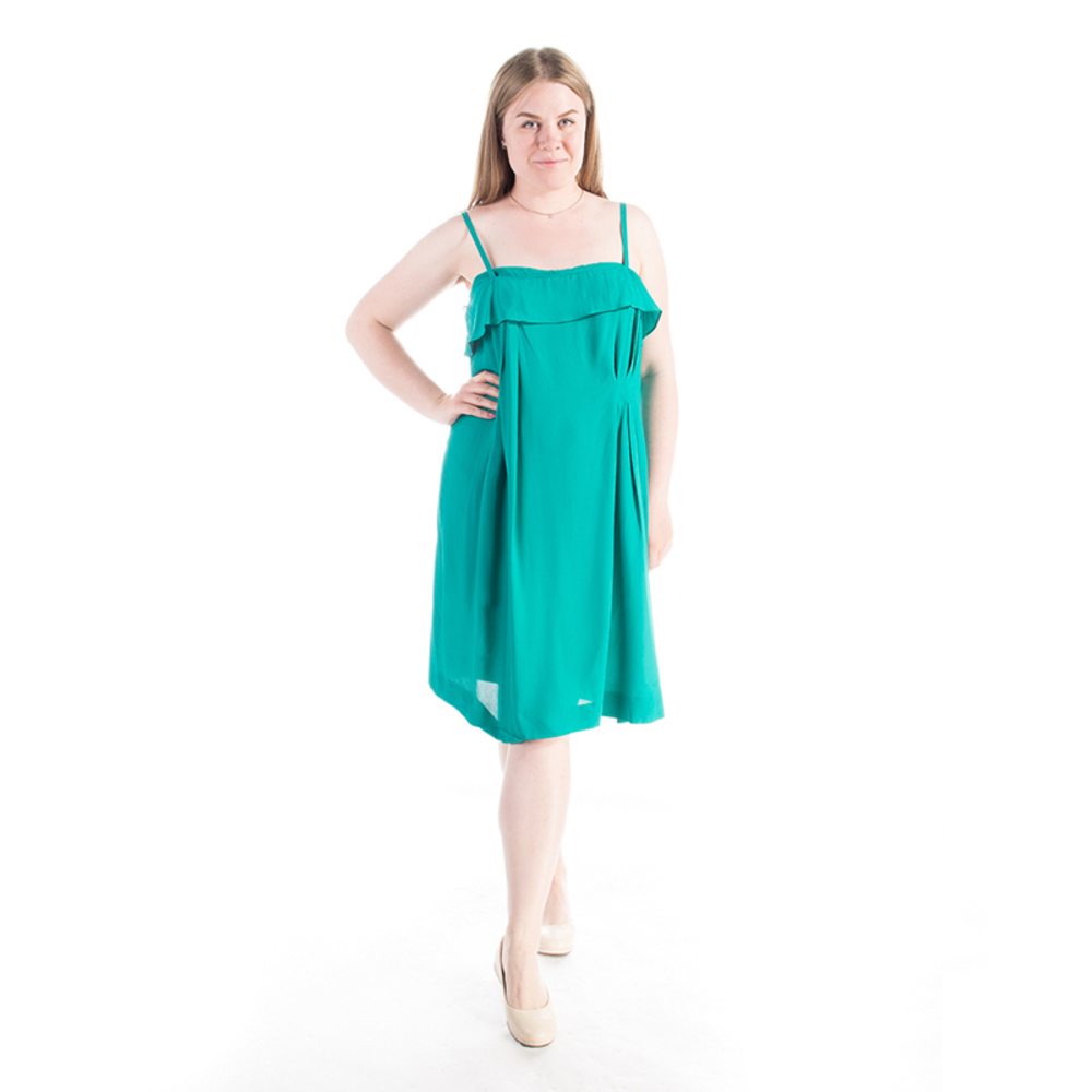 MOSCHINO CHEAP AND CHIC TURQUOISE CAMISOLE DRESS | WOMENS SIZE XXL